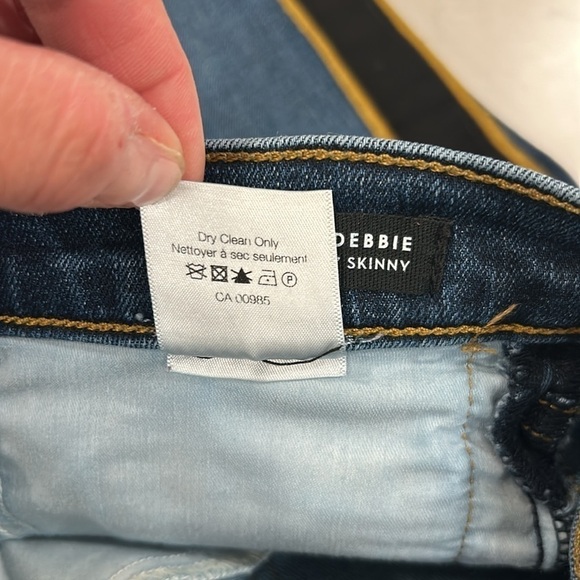 Veronica Beard Debbie Skinny Tux Stripe Jean Size 30 - Picture 14 of 17